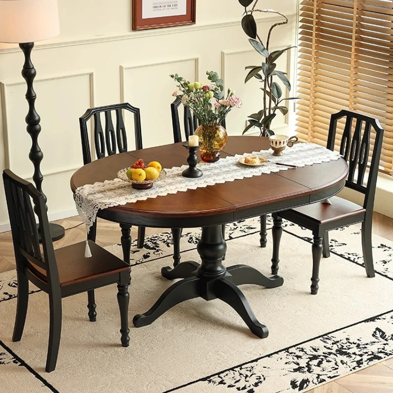 Home living room retro stable convenient round table
