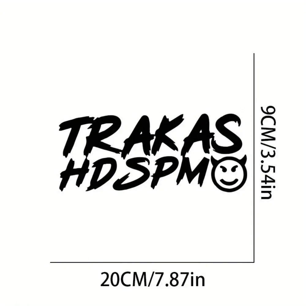 TRAKAS HDSPM Vinyl Decal Sticker, Waterproof Funny Slogan Stickers for Car Rear Window Bumper Trunk Motorcycle Custom Decor