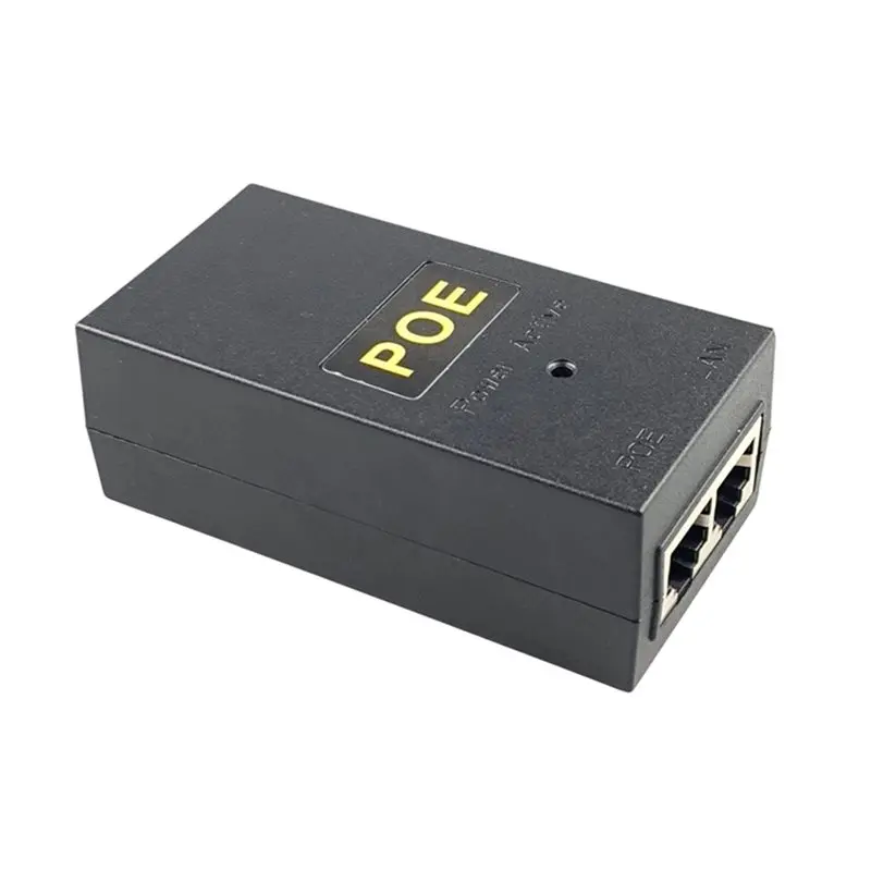 [B24B!】 New For IP Camera Power Supply 24V 1A 24W Desktop POE Power Injector Ethernet Adapter For CCTV Surveillance
