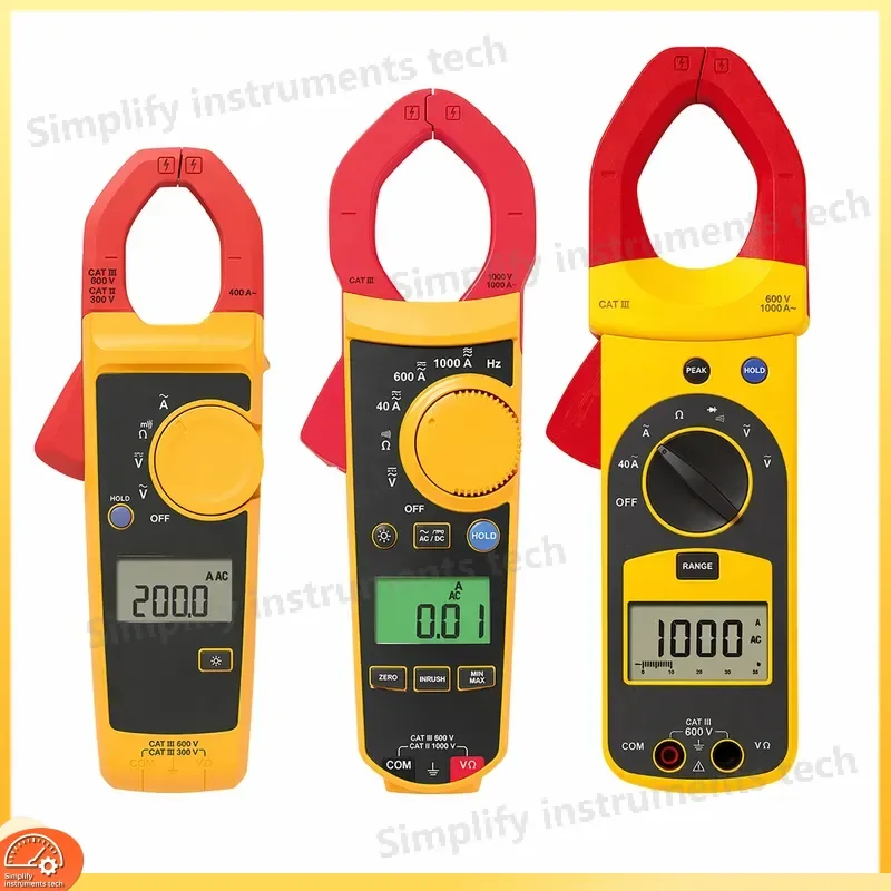 317 319 302 303 T6 312 AC DC Clamp Meter Digital Multimeter True RMS Auto Range Non Contact Voltage Tester for