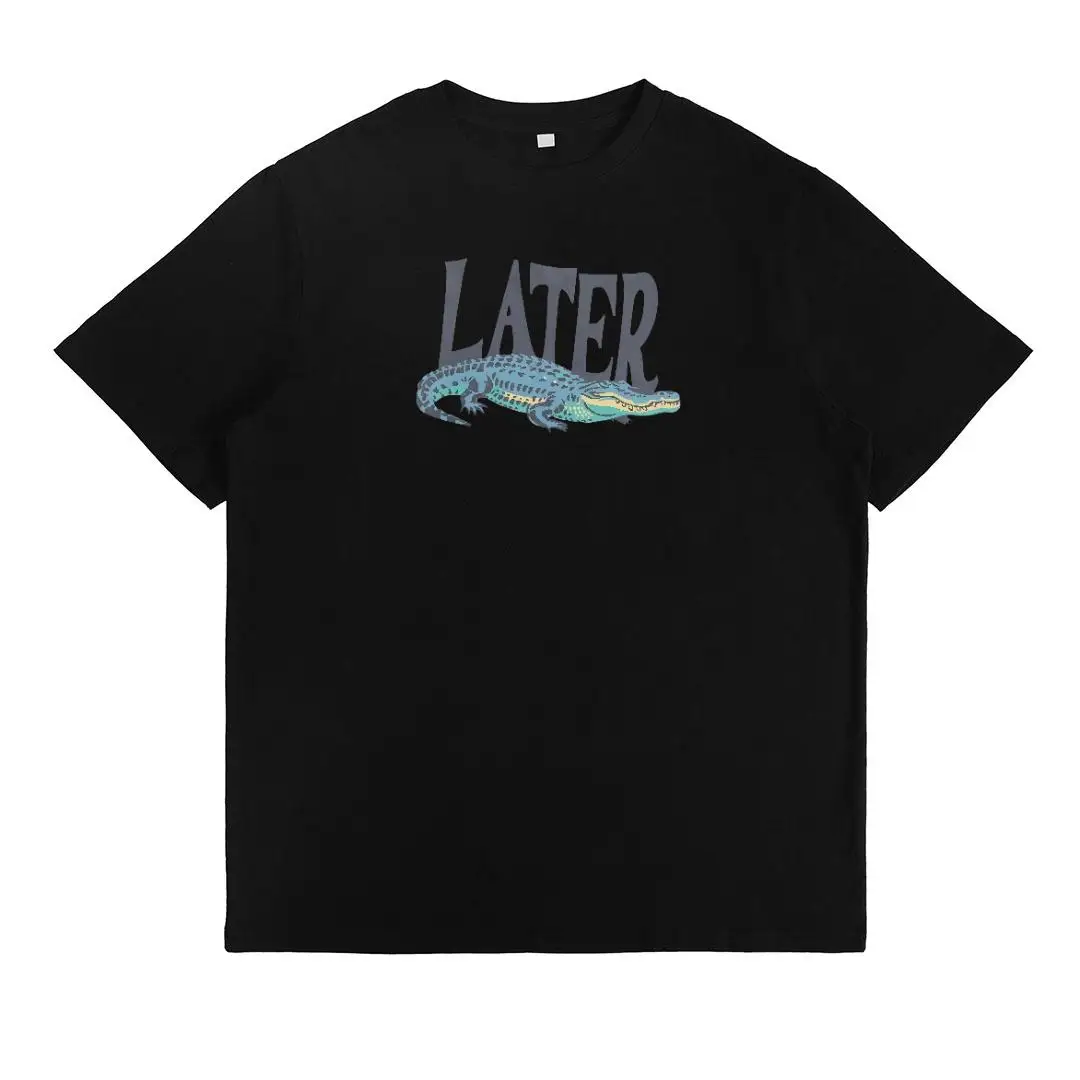 

Unisex Funny Alligator T-Shirt | "Later" See You Later Gater Graphic Tee | Humorous Animal Lover Gift Top