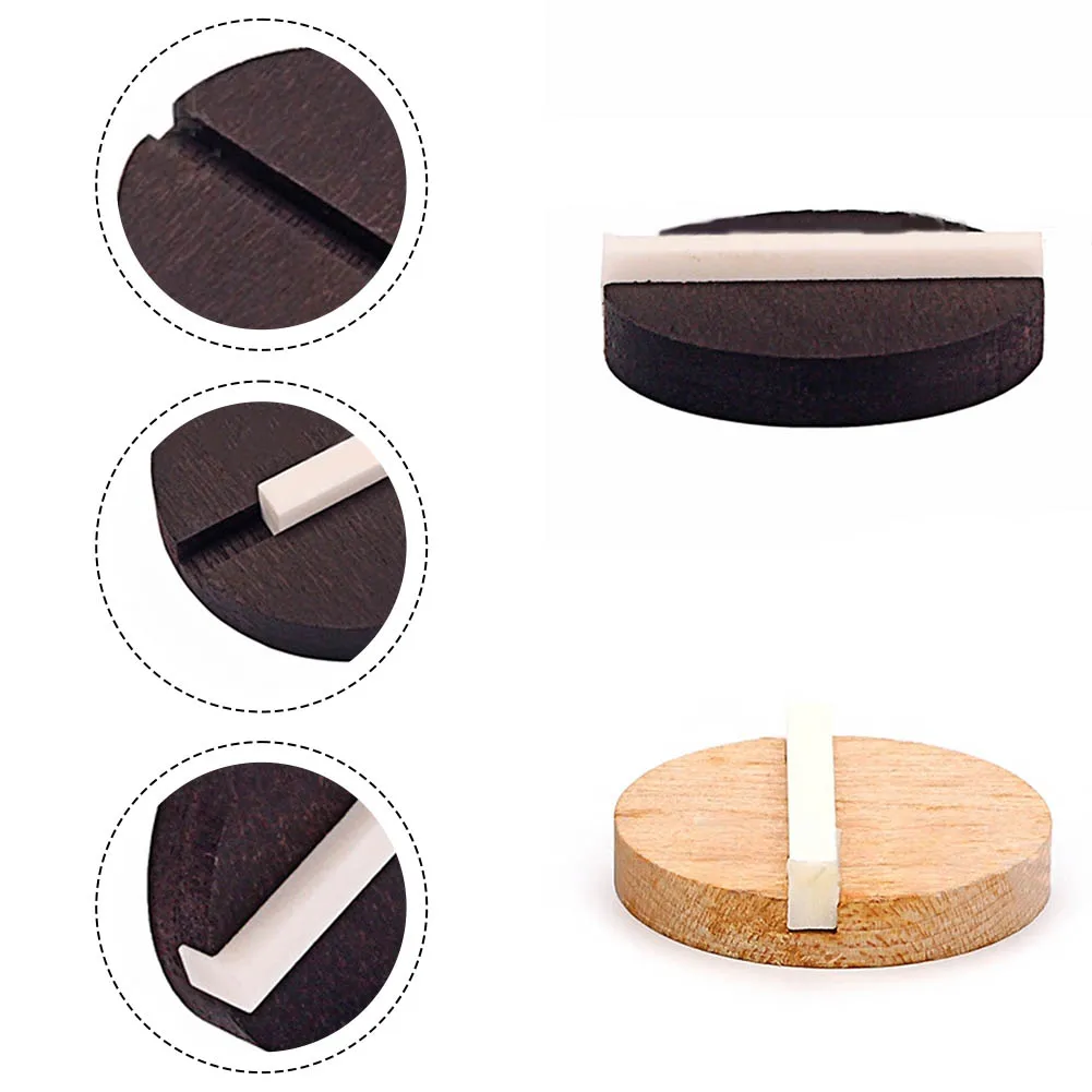 Seamless Integration 1 Set of Brown Wooden Resonator Guitar Components Designed to Replace Worn Out Parts Effortlessly