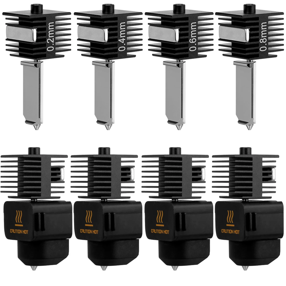 Zestaw szybkiego hotendu do Bambulab A1 A2L, dysza ze stali hartowanej 0.2/0.4/0.6/0.8mm, kompletny hotend do drukarki Bambu Lab A1 Mini — zdjęcie produktu 7
