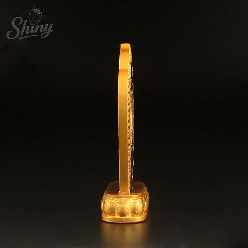 Esoteric Double Face Buddhist Man-bcu 12 Zodiac Nine Palaces and Eight Diagrams Kalachakra Manjusri Crafts Home Decoration - Image 4