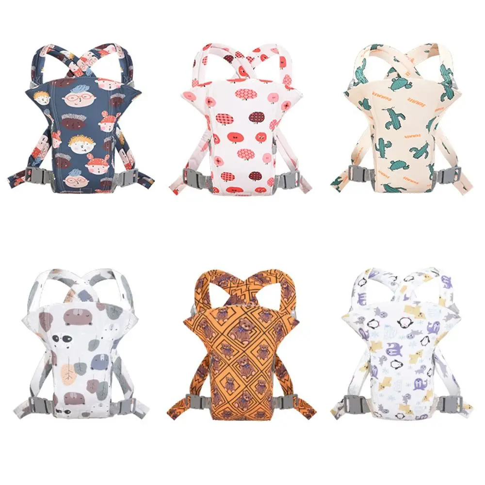 Newborn Front Holding Baby Wrap Carrier Infant Kangaroo Bag Mesh Infant Backpacks Horizontal Holding Type Cotton