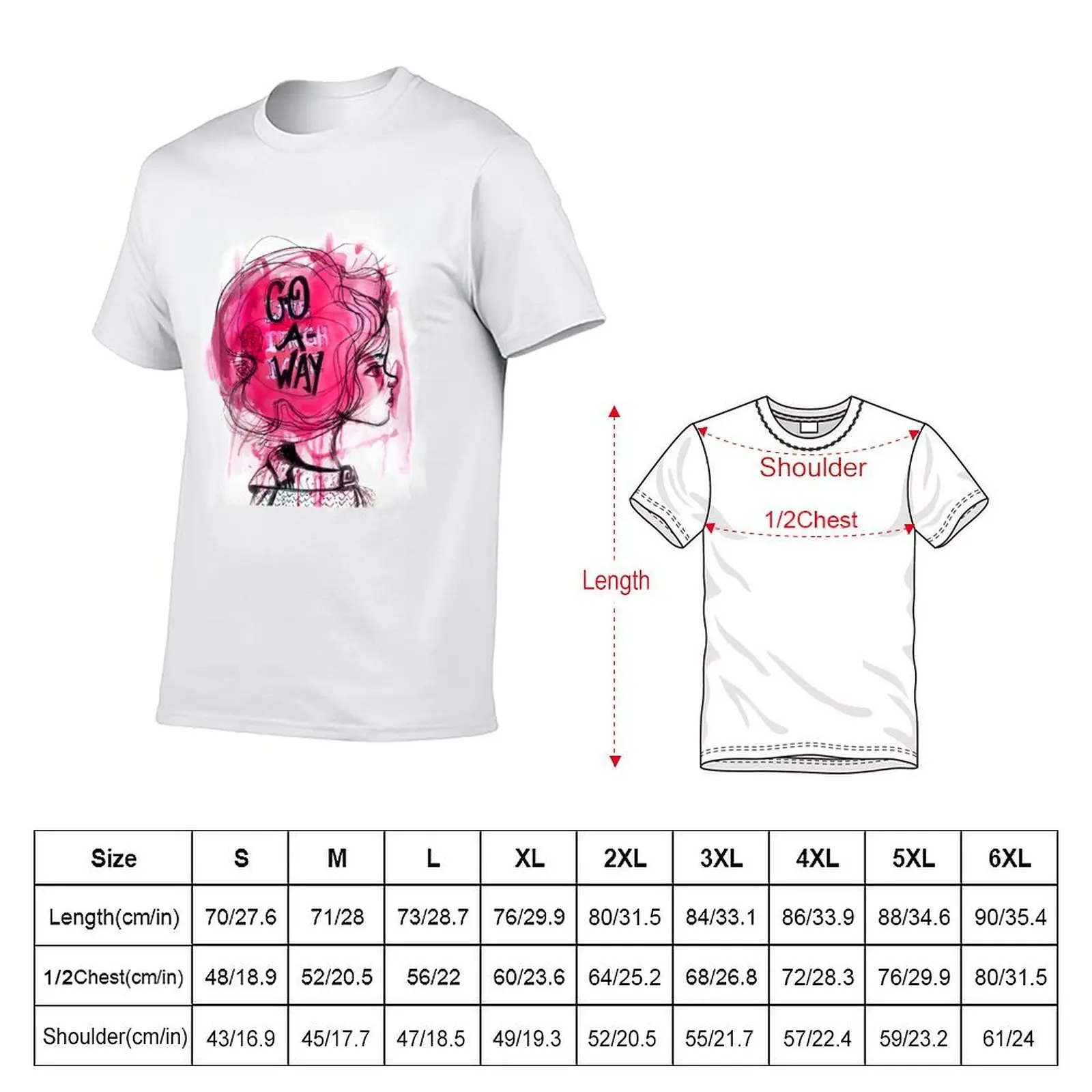 Cursing Cameo - Go A Way T-Shirt oversize t-shirts man sports fans heavy weight t shirts for men