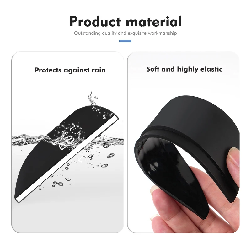 For Geely 2pcs Car Rearview Mirror Rain Eyebrow Protector Stickers Ttugella Geometry C Coolray Emgrand Atlas Pro EC7 GX3