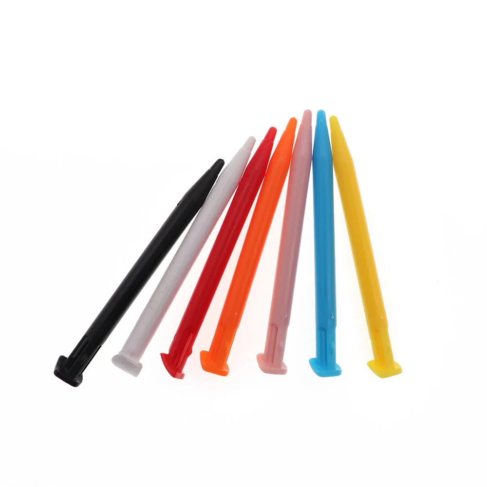 2pcs For New 2DSLL 2DSXL Game Console Plastic & Metal Telescopic Stylus Touch Screen Pen For New 2DS LL XL