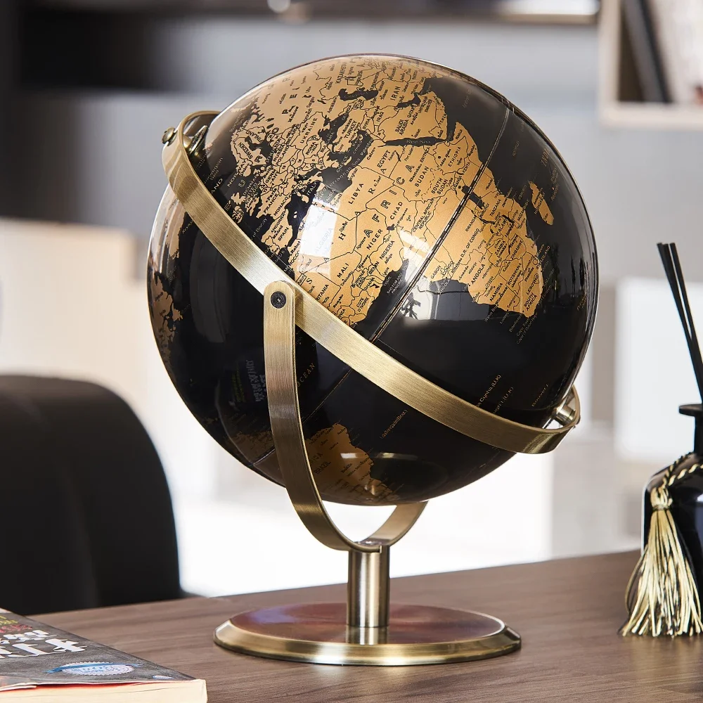 Modern Creative Globe Decoration Light Luxury Crafts Living Room Porch Wine Cabinet Office Desk Decoration