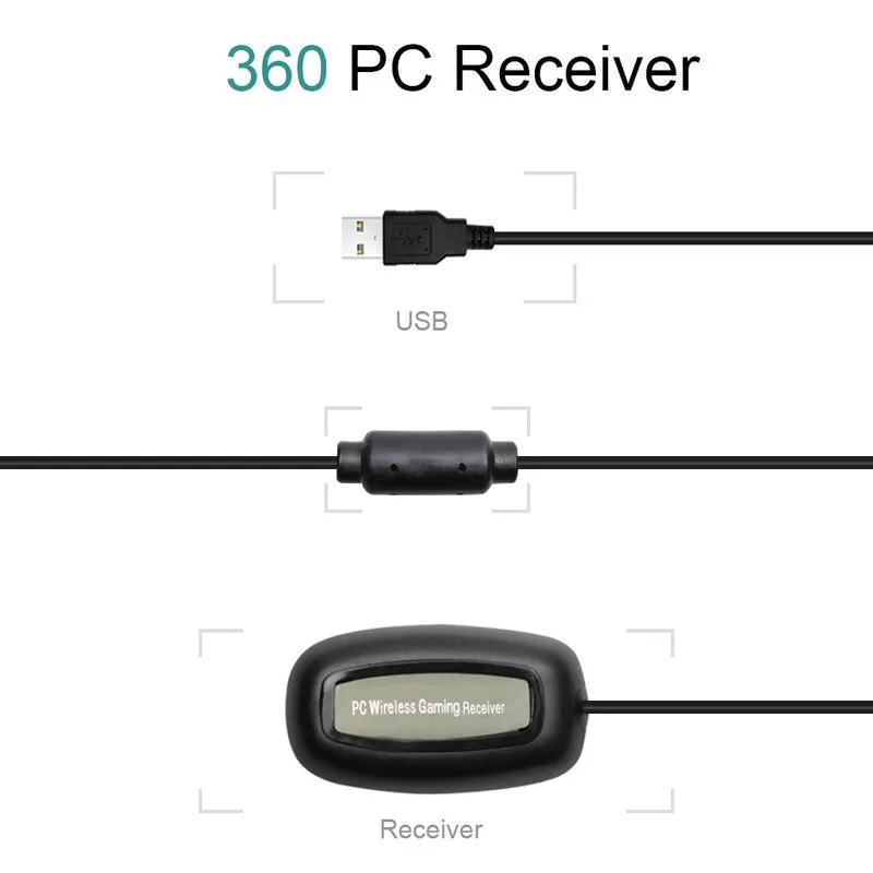 محول استقبال USB لـ Xbox ، لوحة ألعاب لاسلكية ، دعم الارسال ، الكمبيوتر ، Win7 ، 8 ، 10 ، ملحقات وحدة تحكم مايكروسوفت إكس بوكس