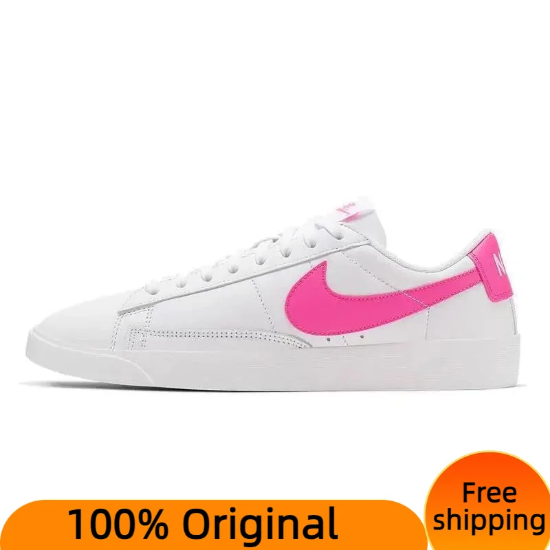  Nike Blazer Low LE Laser Fuchsia Women's Sneakers shoes av9370-102 With Original Box