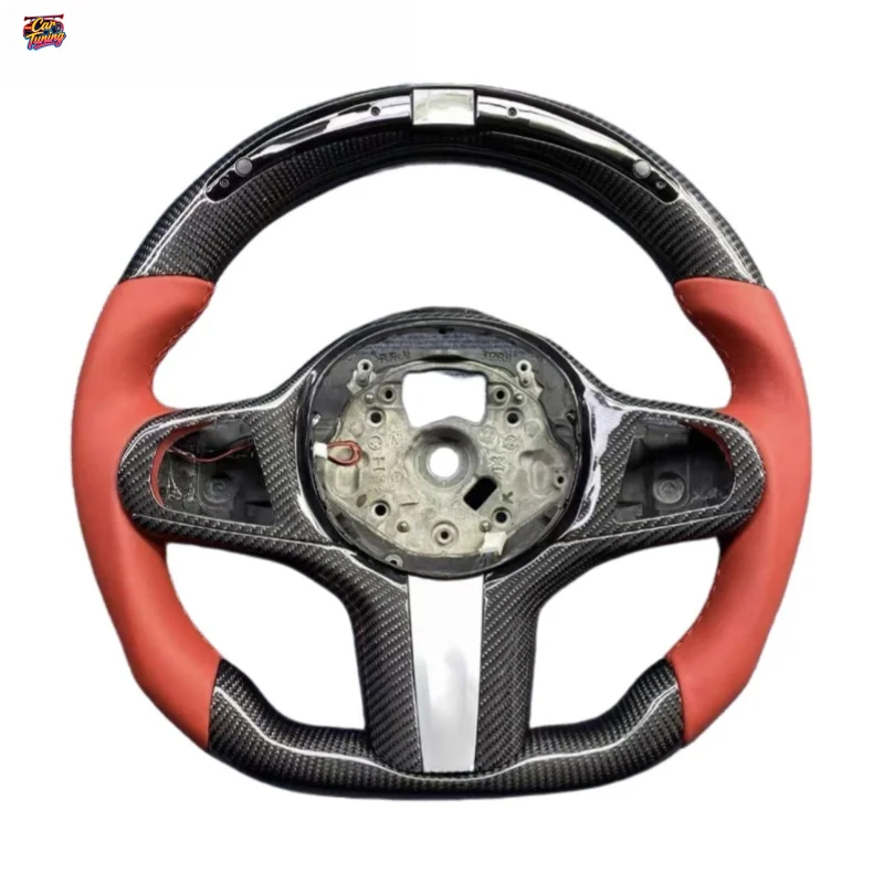 For BMW G20 G28 G29 G30 G32 G38 G11 G12 G05 G01 G02 M3 M4 M5 M6 X1 X2 X3 X4 Carbon Fiber Steering Wheel LED Customization