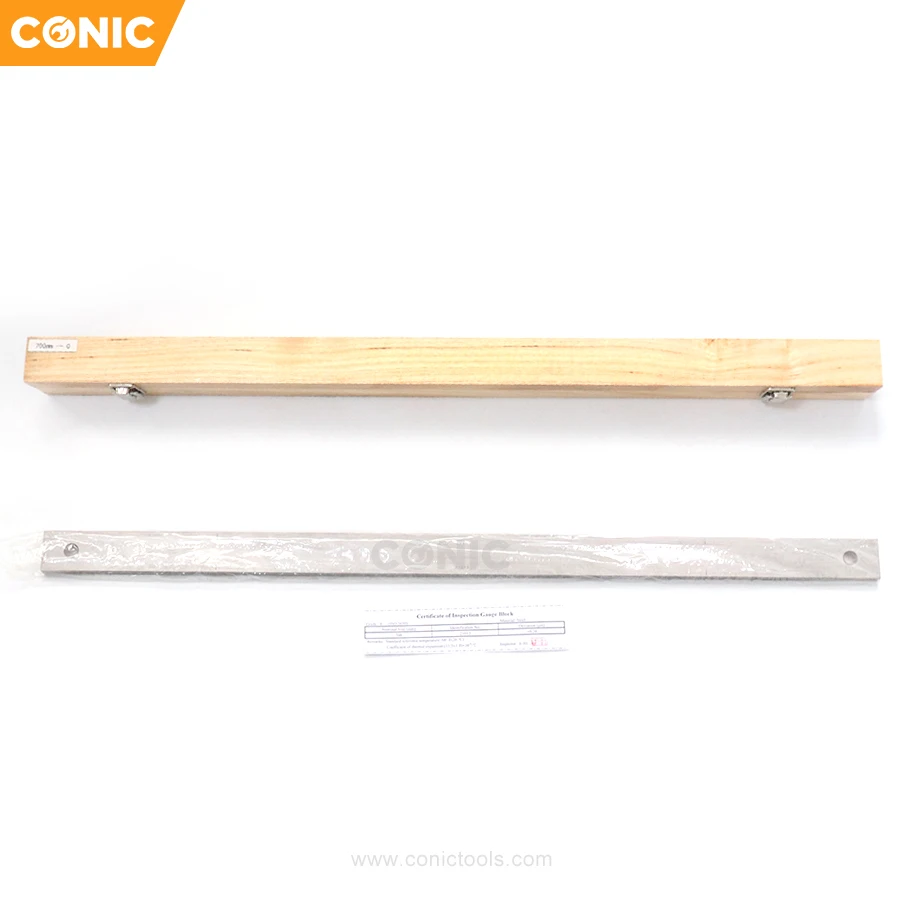 700Mm Grade 0 Steel Gauge GCr15 Steel Measuring Block Gauge for Calibration of Vernier Calipers