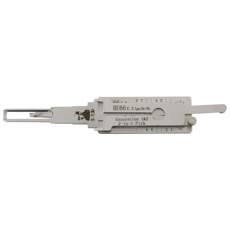Original Lishi 2-in-1 HU66 HU100 HON66 HU100R HU92 HY22 TOY2 TOY48 HU101 HU162T-8 Lishi Pick Tool Door Opening Tool Stainless S