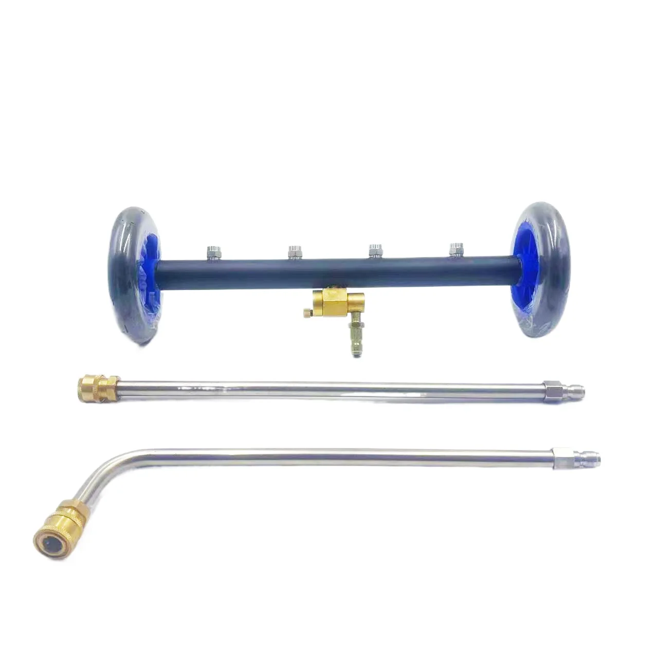 Multifunctional automotive chassis cleaning nozzle road cleaning head, dual-use adjustable angle high-pressure cleaning nozzle
