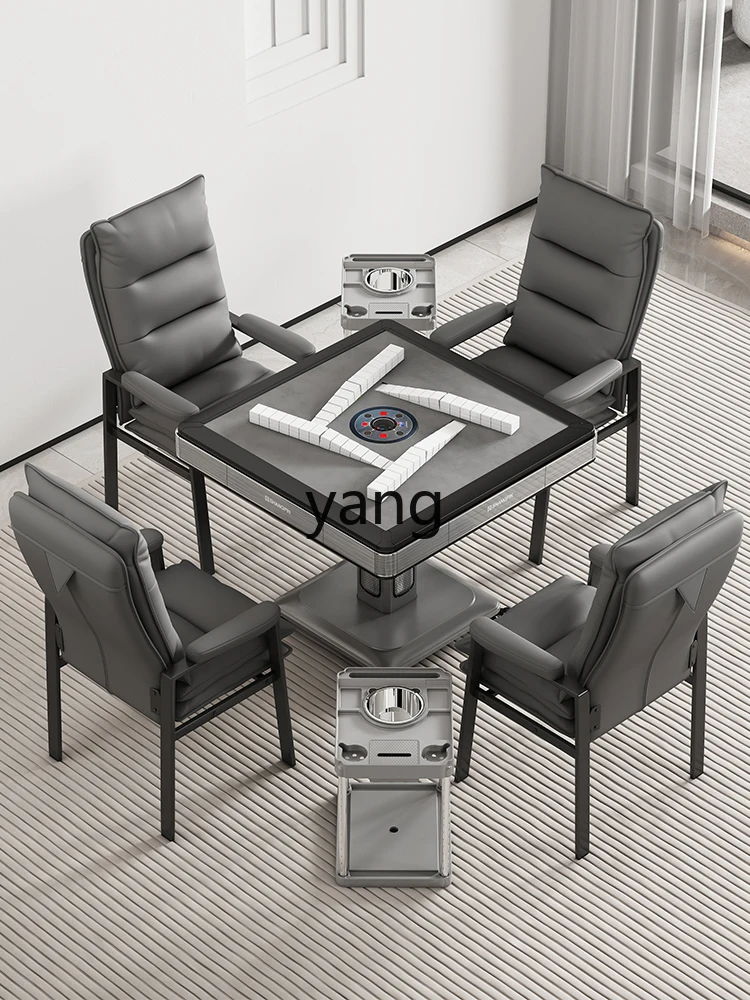 CX Heating Folding Cyclone Roller Coaster Mahjong Machine Automatic Modern Dining Table Dual-Use