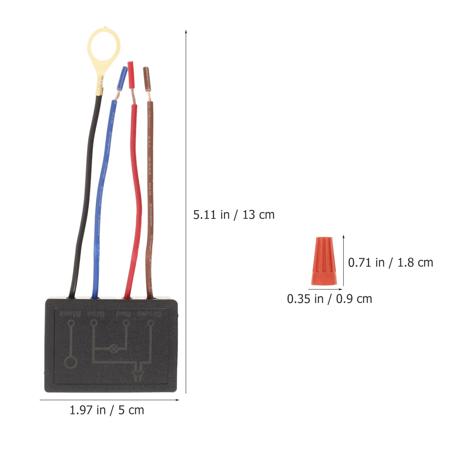 Lamp Dimmer Switch Touch Sensor Light Dimmer Control 4-Brightness Levels Modern Minimalist Design Easy Installation