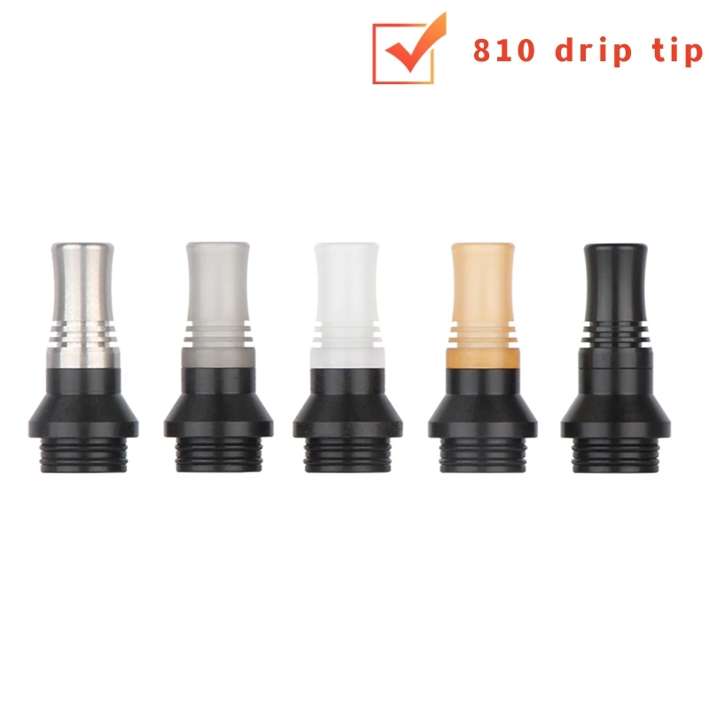 810 Drip Tip with 9 Holes for Machine to Prevent E liquid from Slopping Long Drip Tip 510 MTL for RDA RTA RDTA