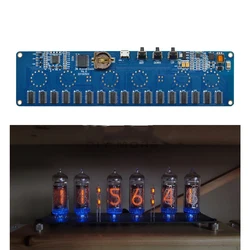 DIY In14  Nixie Tube Clock Digital LED Clock Gift Circuit Board Kit , PCBA No Tubes