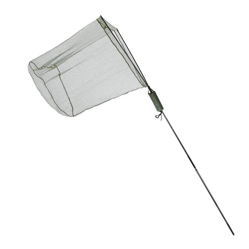 

New 100 * 100cm Wide Open Land Net Portable Lightweight 2sec 9ft Carbon Fiber Rod Landing Net 100kg Maximum Load Net