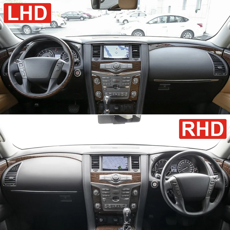 For Nissan Patrol Y62 2010 2011 2012 2013 2014 2015 2016 2017 2018 2019 2020 2021 2022 2023 2024 Car Dashboard Sun Shade Cover - view 4