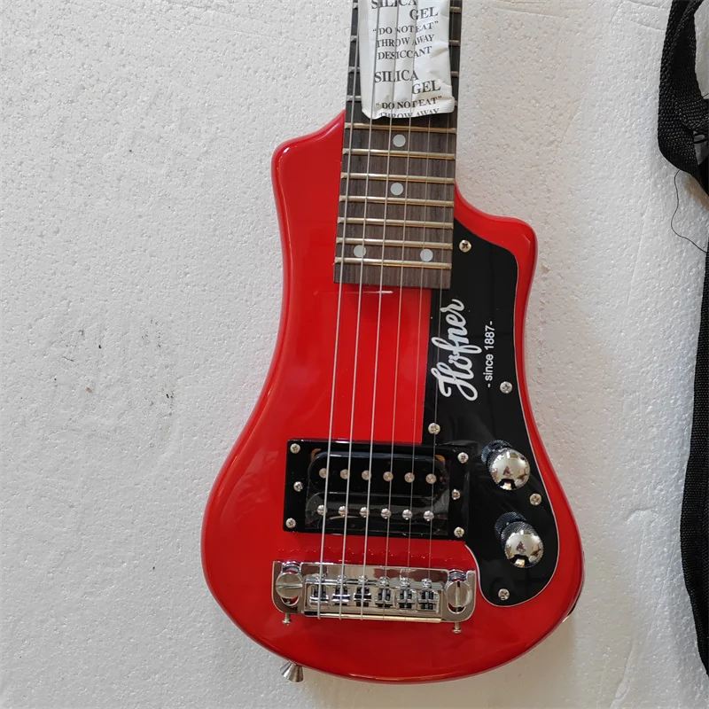 Electric Guitar with Metallic Red Paint, Portable, 6-string, Variety of Colors, Available, Free Shipping in Stock