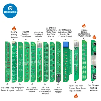 JC V1SE Multifunktionsadapter Dot Matrix Face ID Lichtempfindliches LCD True Tone Fingerabdruck-Akku Datenreparatur für iPhone X-16PM