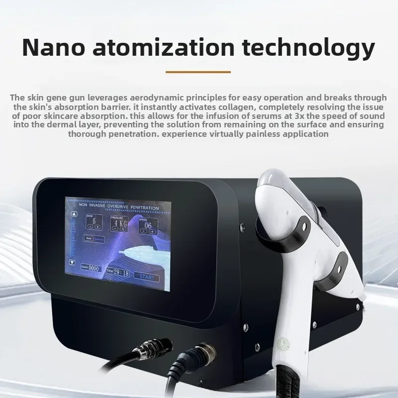 New High Pressure Spray Moisturizing Skin Needle Free Nano Atomization Introduction of Oxygen Injection Water Gloss Moisturizing