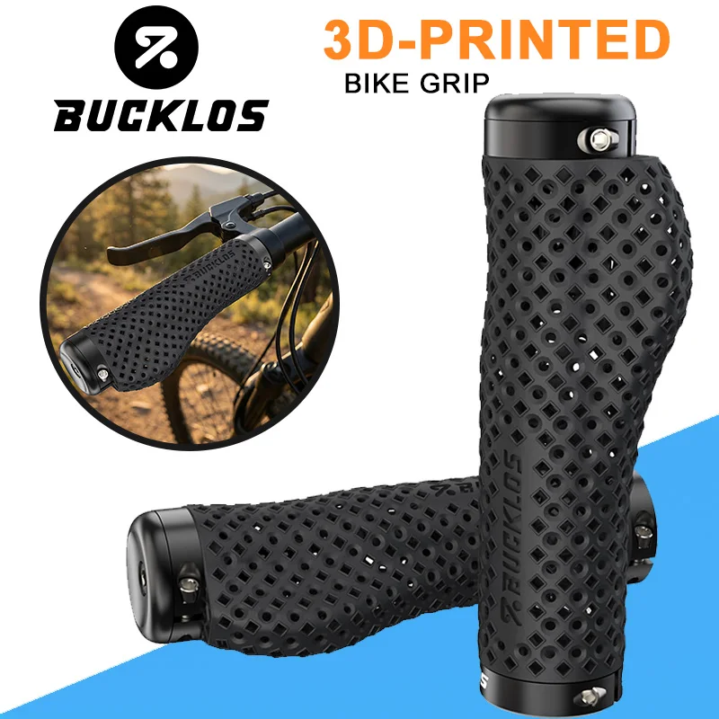 

Велосипедные ручки BUCKLOS с 3D-печатью, эргономичные, с фиксацией, для MTB, комфортные, для горных велосипедов