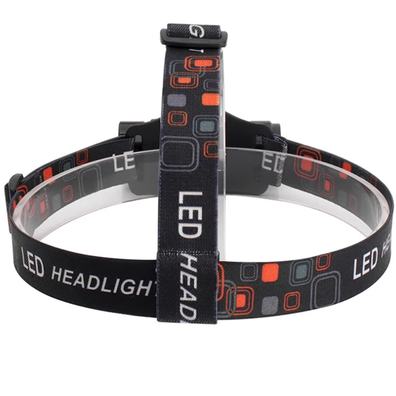 Led Rechargeable Headlight,Motion Sensor Adjustable Headband Headlight For Adults Outdoor Camping Running Riding Easy Install