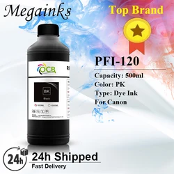 Canonプリンター用染料インク,pfi120,pfi 120, 500ml,bk,c,m,y,mbk,tm200,tm205,tm300,tm305,200, 205, 300, 305