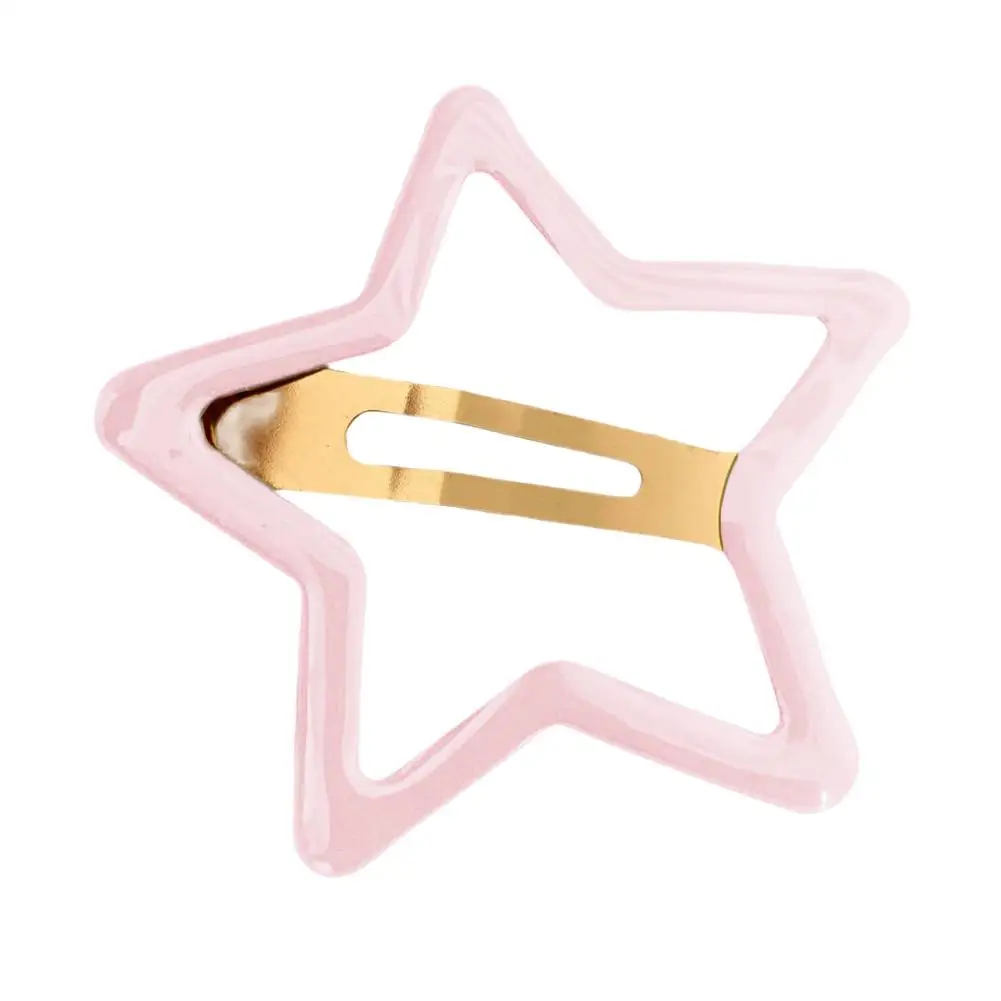 New Fashion Large Star Hairpin Colorful Hair Clips For Children Girl Women Stylish Barrettes Star Clip Hair Accessories M9S3