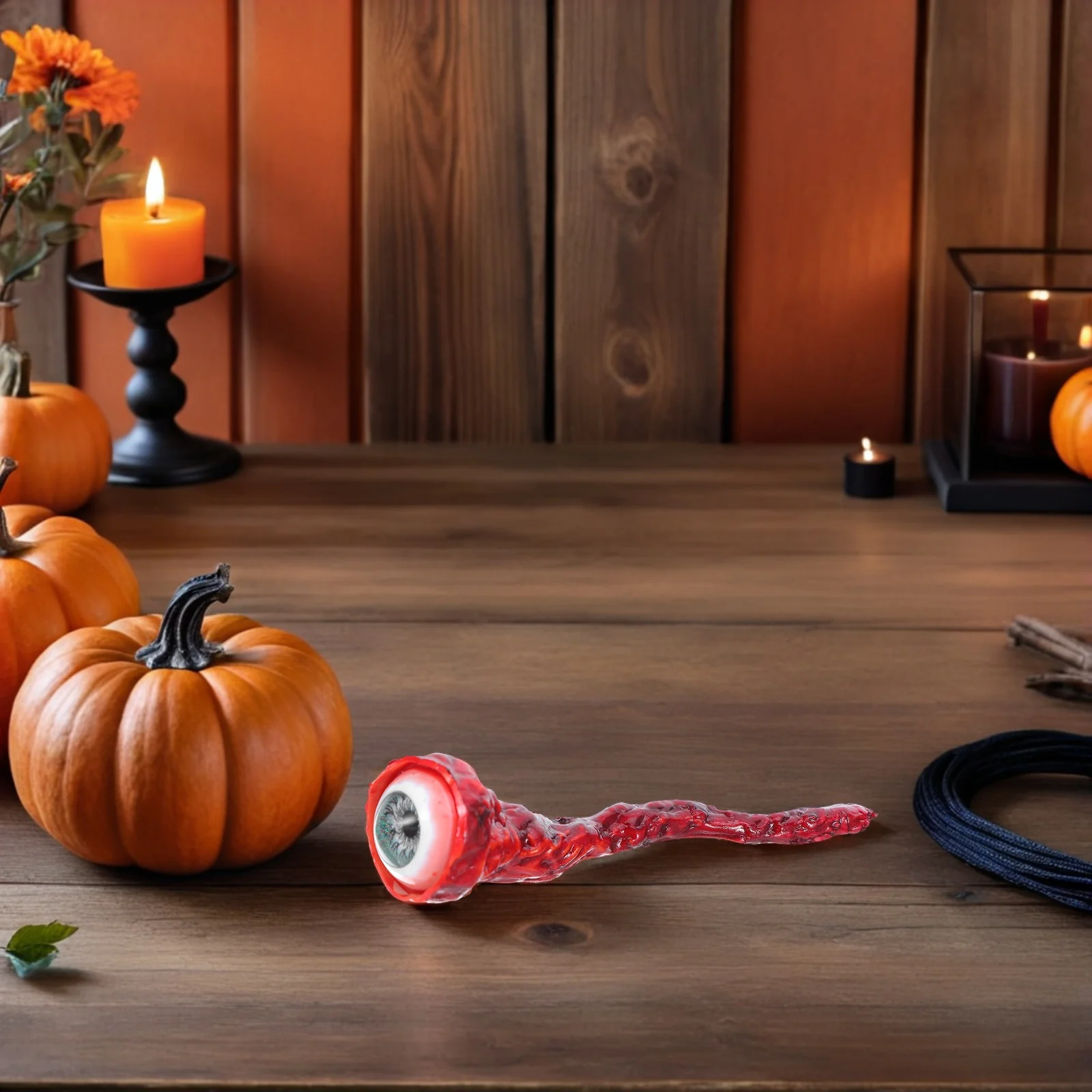 2 pezzi realistici bulbi oculari insanguinati finti, facili da usare, oggetti di scena per feste di Halloween, per cabine fotografiche, divertimento, raccolta, festival, horror decorativo