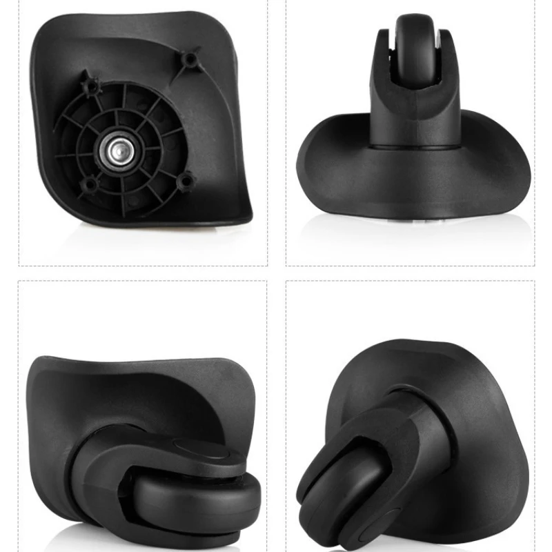 2 قطعة عجلات حقيبة الأمتعة عجلة دوارة عجلات الأمتعة الصامتة استبدال عجلات صندوق جمركي ملحقات عربة عجلات #2