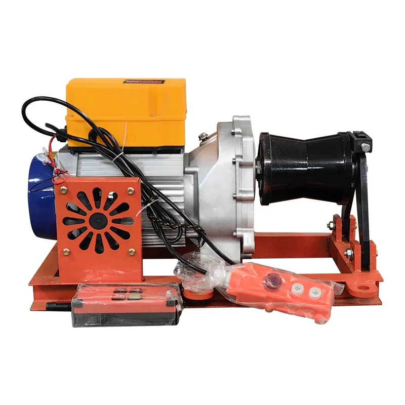 20262026220V/380V 1/2/3/4/5 High-power Cable Traction Winch Small Electric Winch Cable Pulling Winch