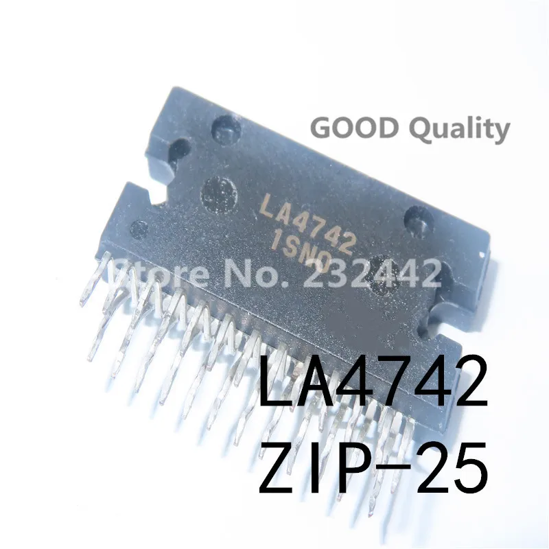 1PCS  LA4742   ZIP25   car amplifier chip  In Stock