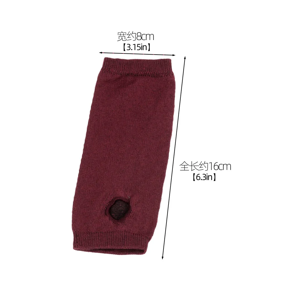 Neue Halbfinger-Sport-Handschuhe mit offenen Fingern, gestrickt, kurz, für Herren und Damen, Herbst/Winter, dünne DIY-Armabdeckung – Detail 1