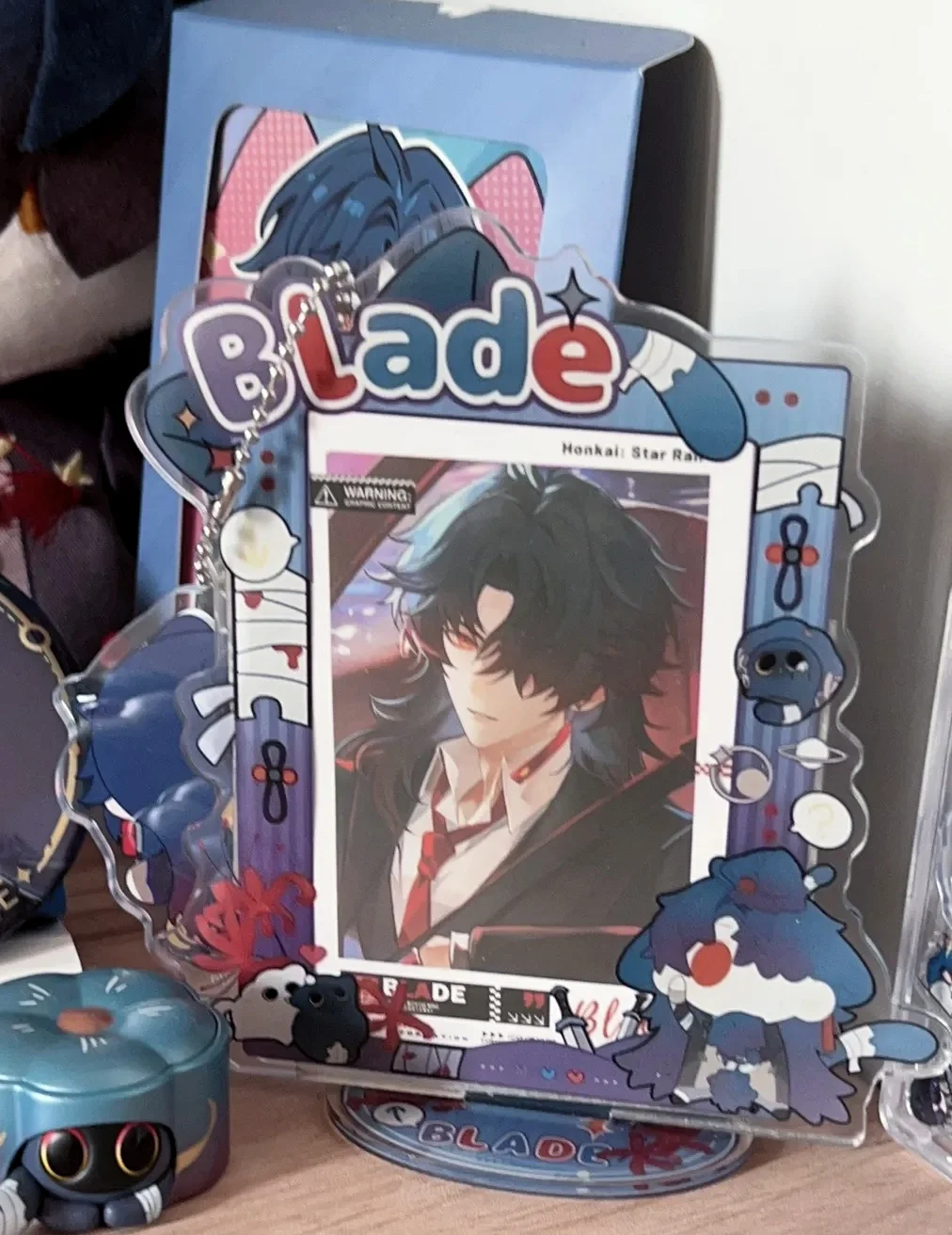 Blade Picture Frame Acrylic Stand Kawaii Figure Display Honkai Star Rail Goods Collection Accesorios Desk Decoration Ornament