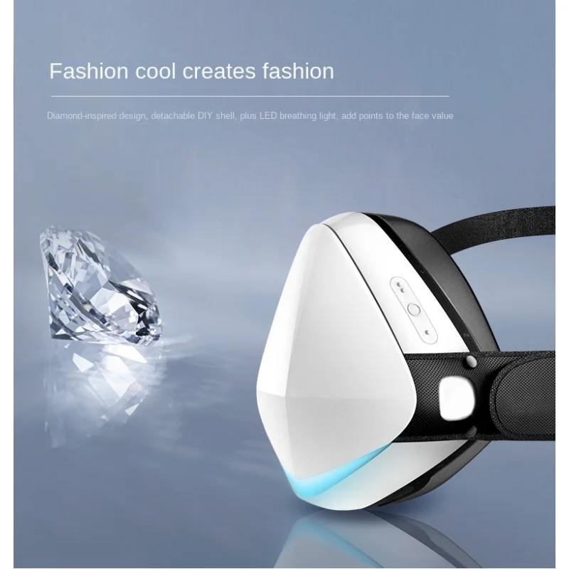 Intelligent Mask Air Purification Mask Fresh Air Electric Mask Anti Haze 4-layer Filtration Adult Luxury Mask