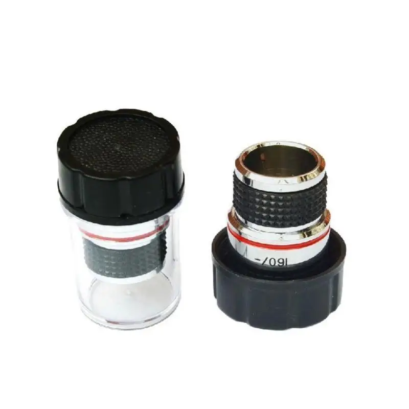 Objectif Microscope Compact 652F 4X 10X 40X 100X, lentille d'objectif achromatique, pièces laboratoire