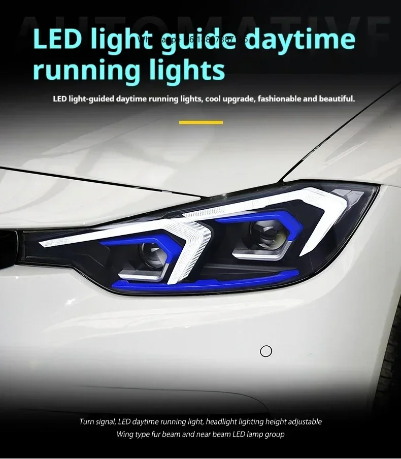 

FT Car Lights ForBMW 3 Series F30 Headlights 2012-2018 LED Projetor Headlamp Daytime Running Light Automotive Accessories