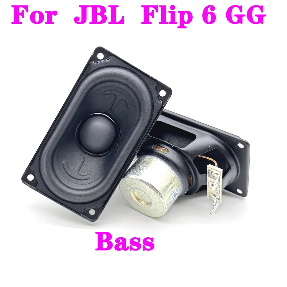 For JBL Flip 6 GG rectangular bass speaker neodymium High end long stroke full range speaker Flip 6 GG Connector