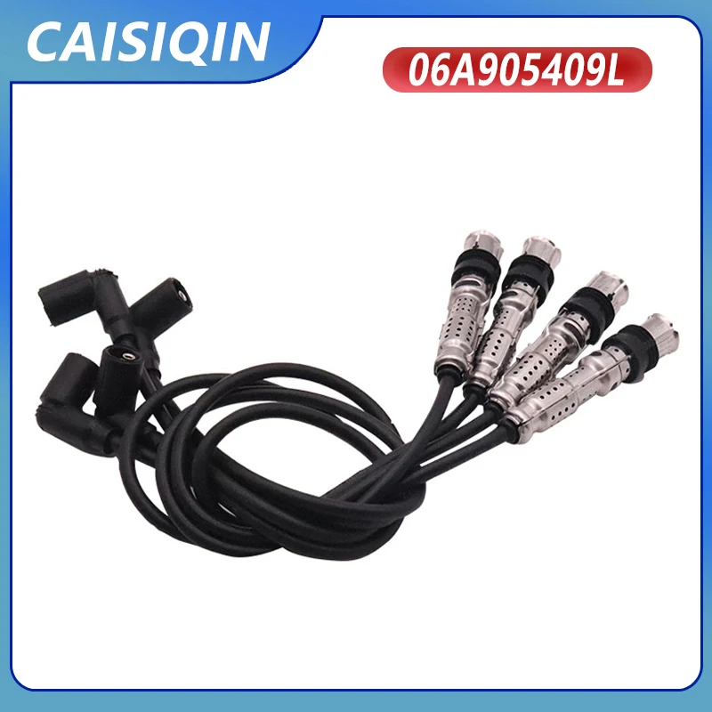 06A905409L Ignition Cable Set Lead Ignition coil high voltage package for vw Beetle Bora Golf Jetta Polo Sharon Skoda Seat