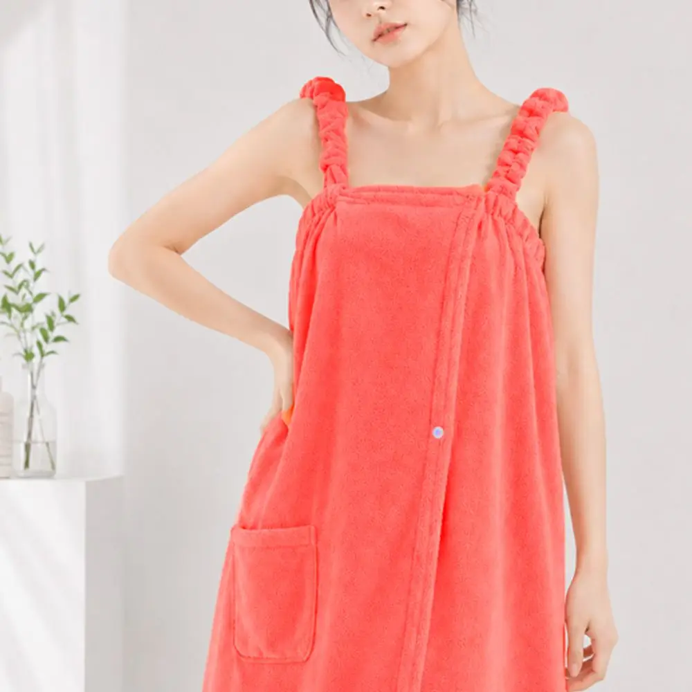 Summer Bath Robe Women Shower Wrap Towel Bathroom Bathing for Hotel Sauna Massage Skin Spa Indoor Golf Robe