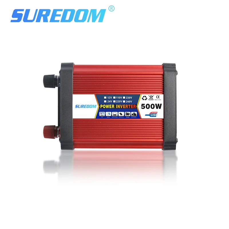 500W Peak 1000W Power Inverter  Performance Input 12V 24V Output 110V 220V  for Home Vehicle