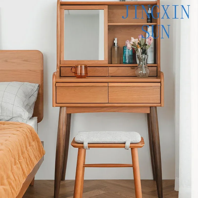 Women Stool Vanity Table Dining Study  Dressing Table Storage Makeup Desk