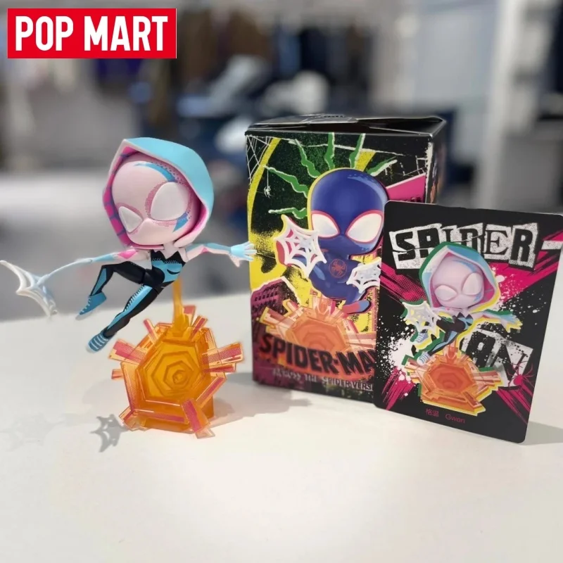 

POPMART Marvel Spider-Man Across The Spider-Verse Series Figure Blind Box Trendy Toys Desk Decor Birthday Gifts For Collector