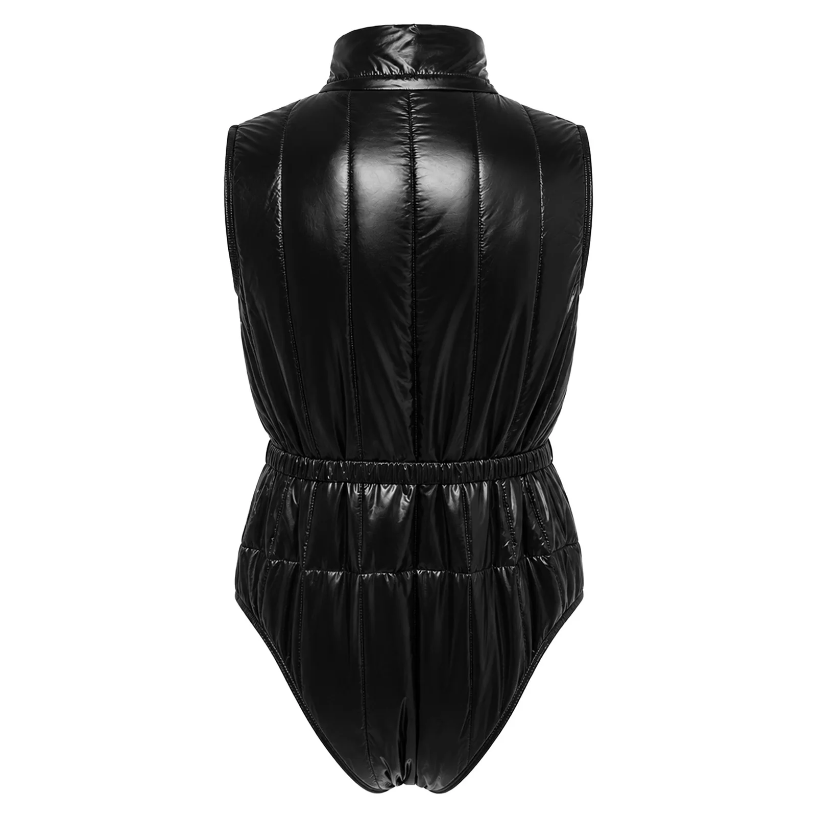 Women Men Waterproof Warm Quilted Puffer Padded Bodysuit Sportswear Elderly Special Needs Adaptive Leak-proof Diaper Cover