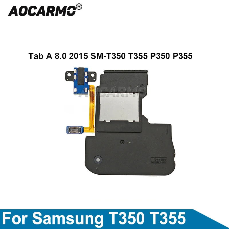 Aocarmo Loudspeaker Buzzer Ring Speaker Flex Cable Replacement Parts For Samsung Galaxy Tab A 8.0