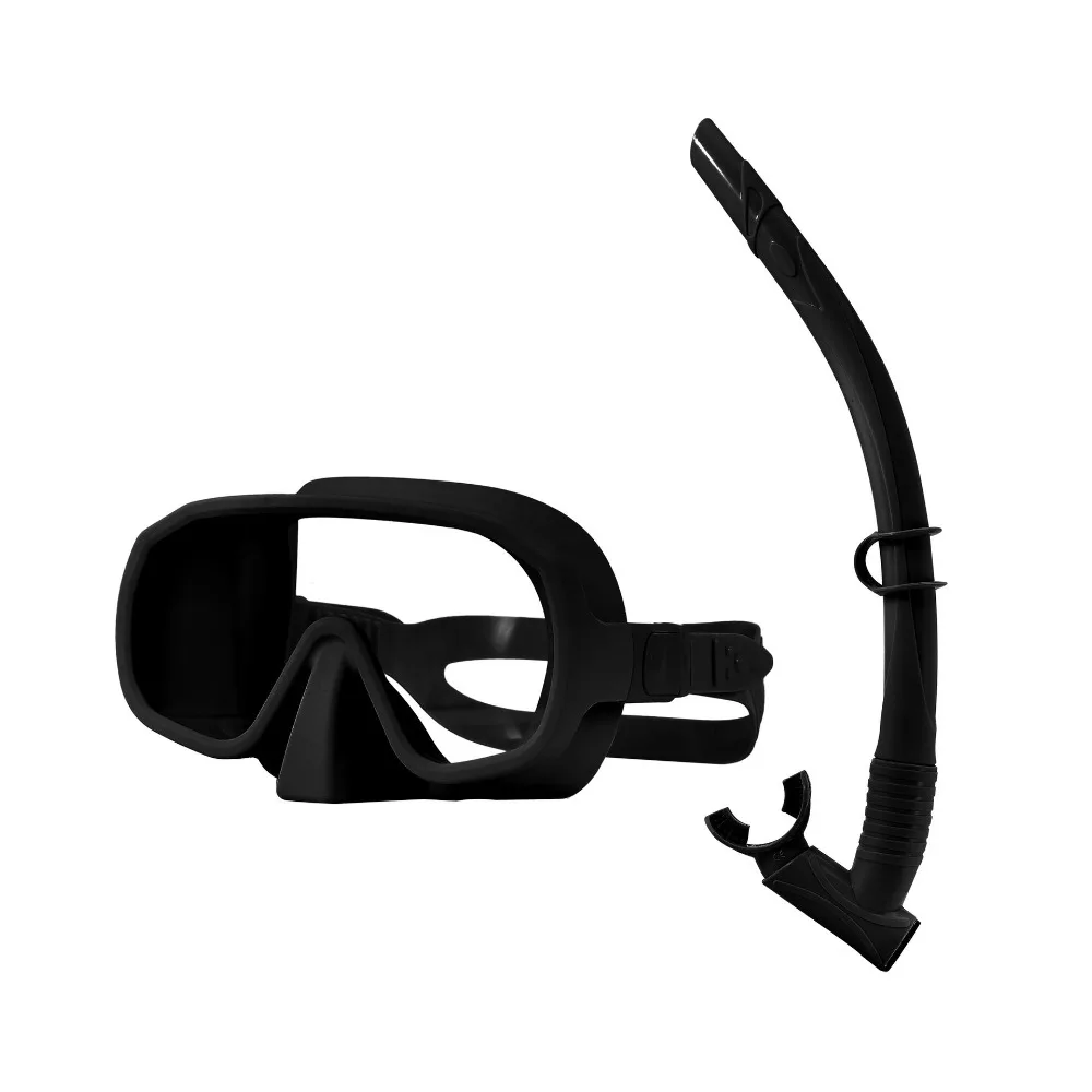 

Регулируемая безрамная маска для дайвинга из мягкого силикона с закаленным стеклом, комфортная посадка, антизапотевающие, герметичные очки для плавания и подводного плавания